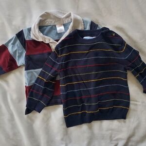 6-12 Month Boy Long Sleeve Set Of 2 Shirts
